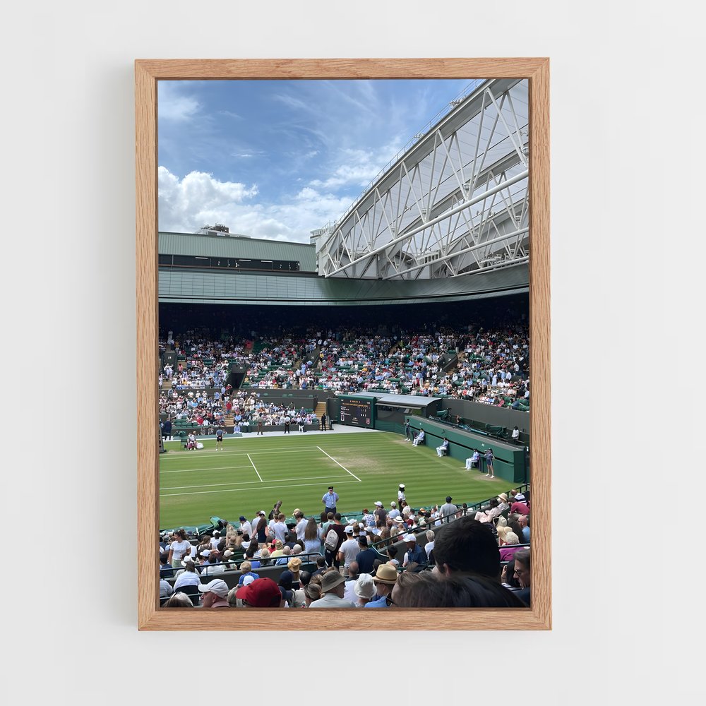 ap-wimbledon tennis-3 cadre Bois clair