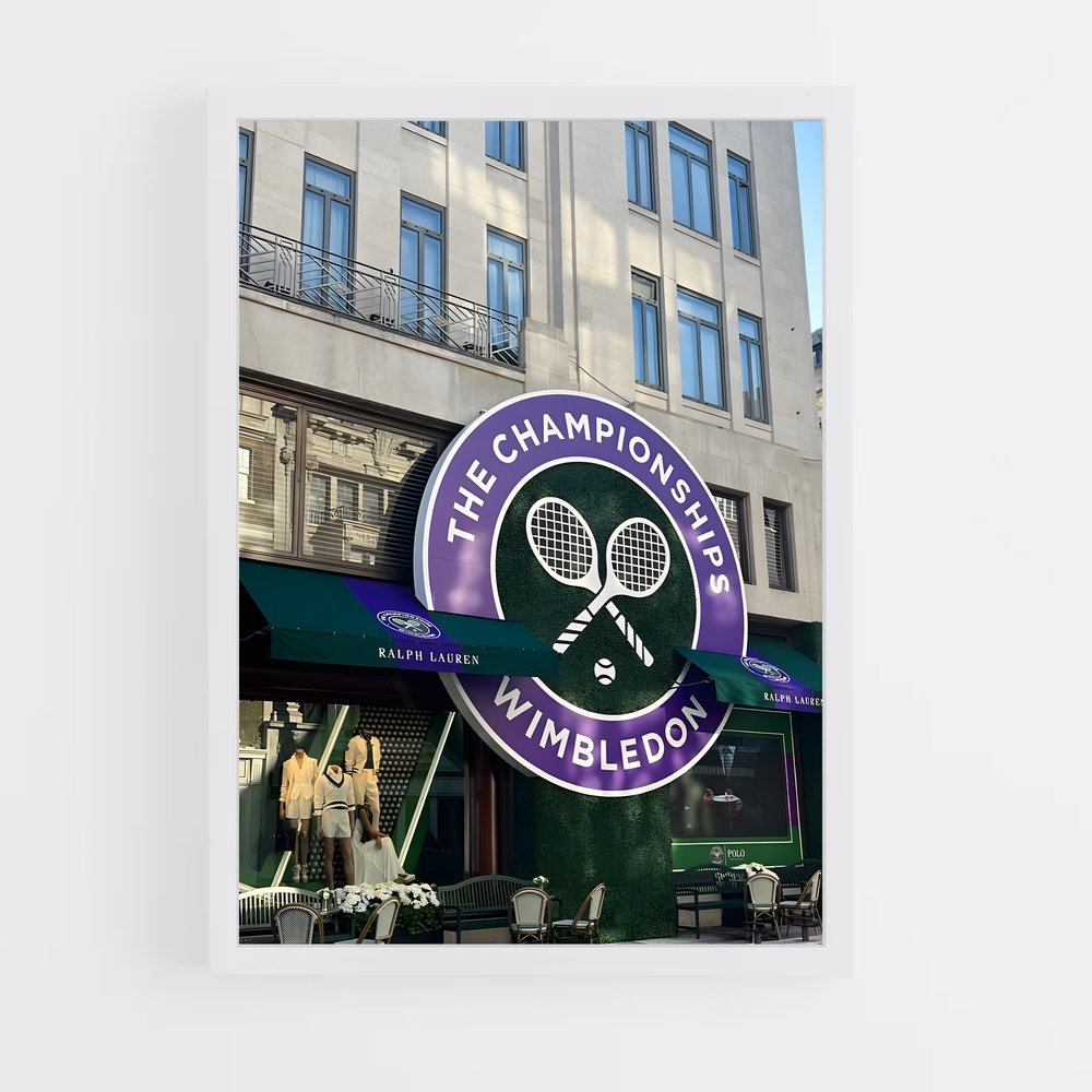 ap-wimbledon tennis-8 cadre Blanc