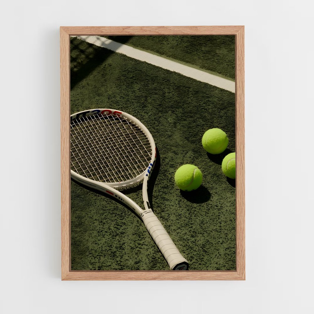 ap-wimbledon tennis-9 cadre Bois clair