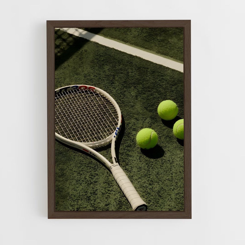ap-wimbledon tennis-9 cadre Bois foncé