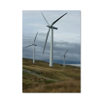 Poster Éoliennes Écossaises