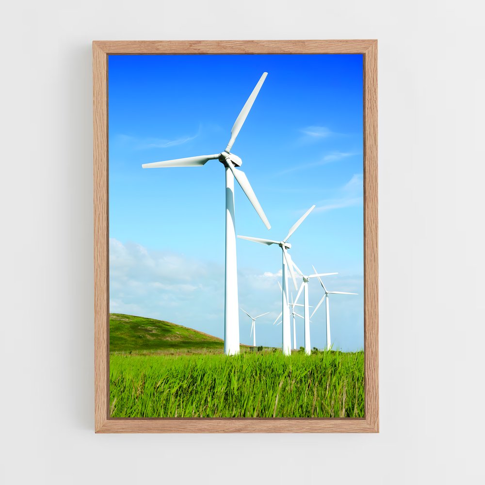 ap-wind turbines-6 cadre Bois clair