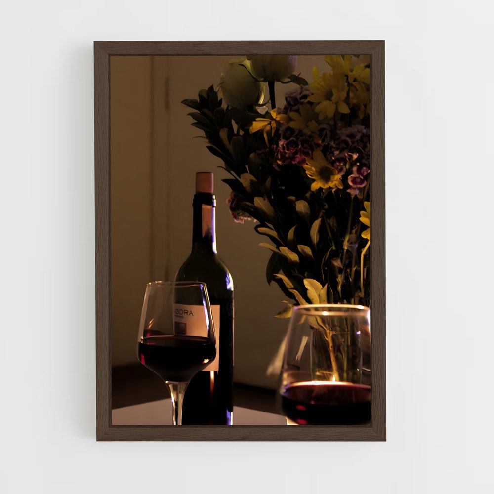 ap-wine-12 cadre Bois foncé