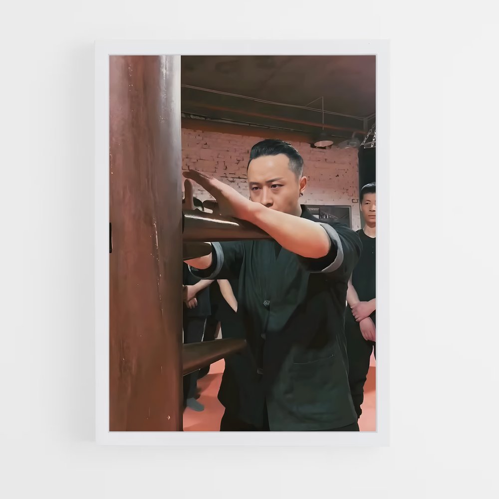 ap-wing chun-3 cadre Blanc