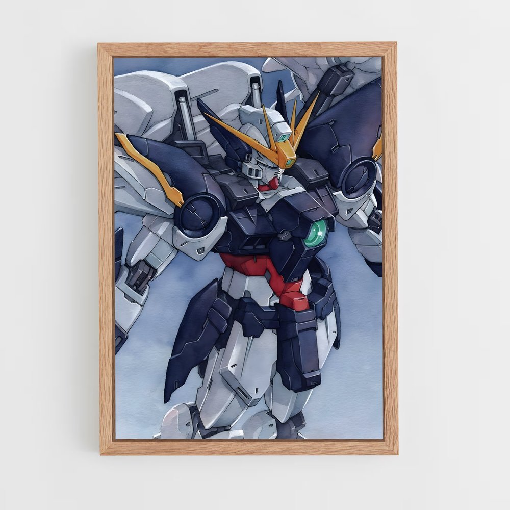 ap-wing gundam zero-1 cadre Bois clair
