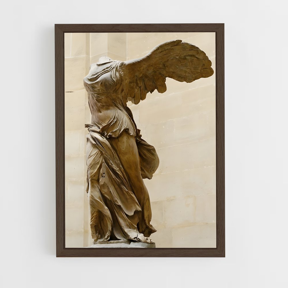 ap-winged victory of samothrace-1 cadre Bois foncé