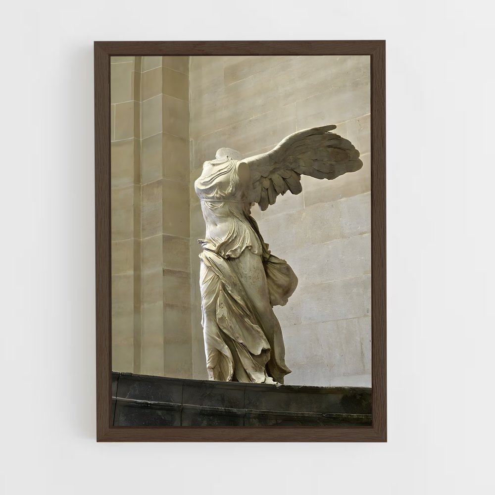ap-winged victory of samothrace-2 cadre Bois foncé