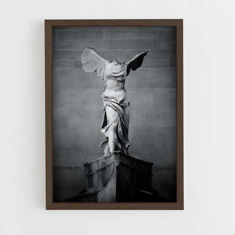 ap-winged victory of samothrace-5 cadre Bois foncé