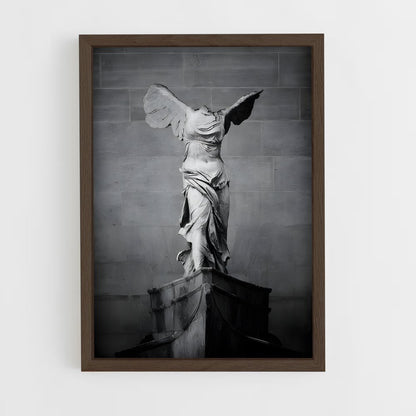 ap-winged victory of samothrace-5 cadre Bois foncé