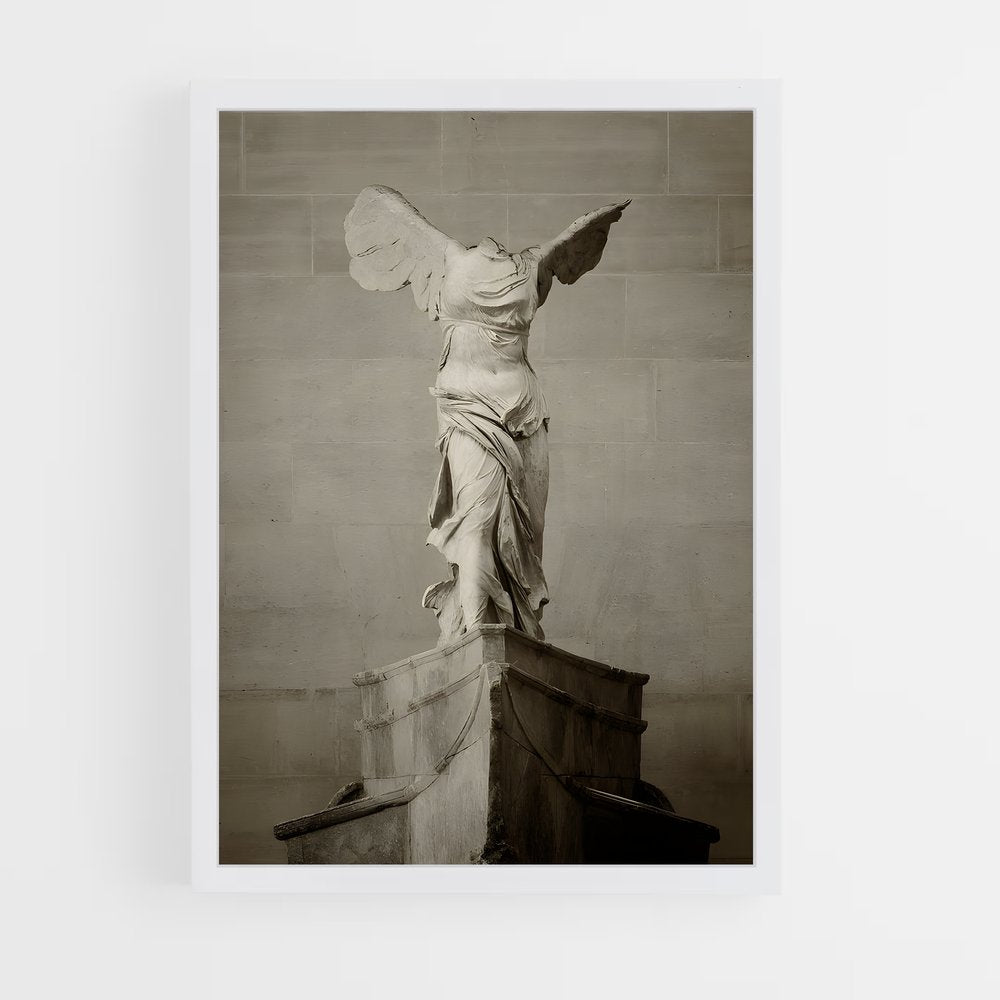 ap-winged victory of samothrace-7 cadre Blanc