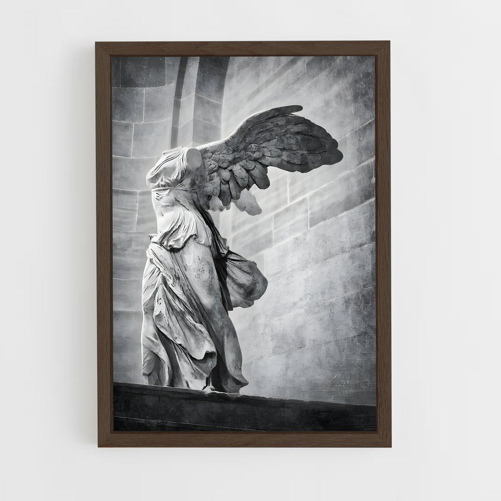 ap-winged victory of samothrace-8 cadre Bois foncé