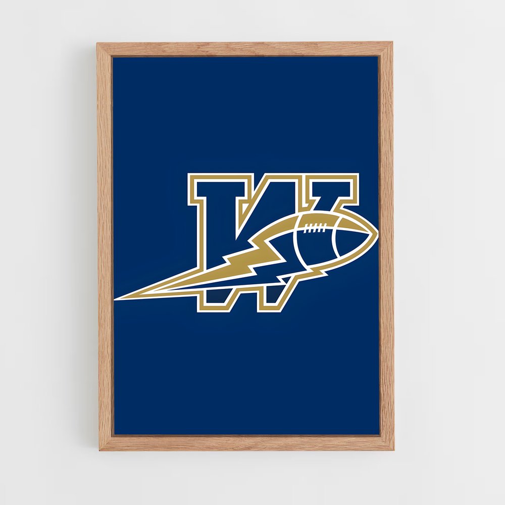 ap-winnipeg blue bombers-1 cadre Bois clair