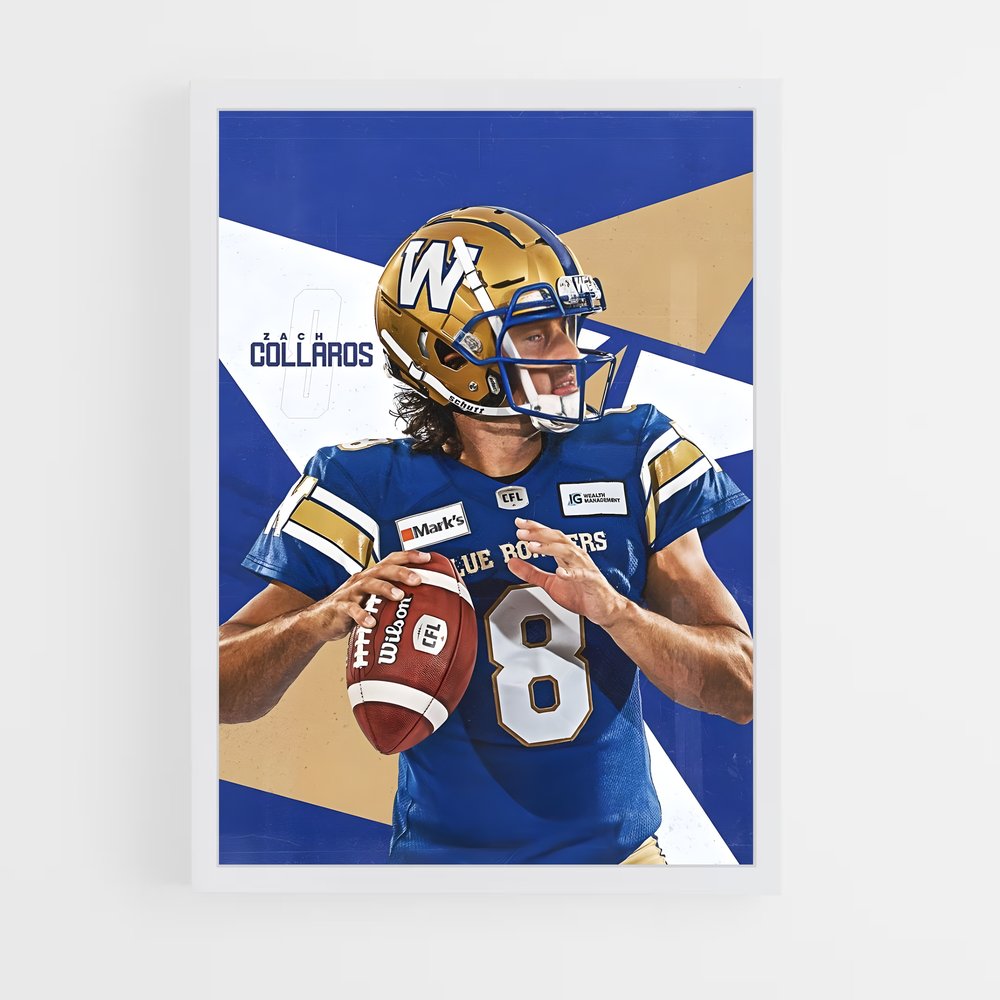 ap-winnipeg blue bombers-2 cadre Blanc