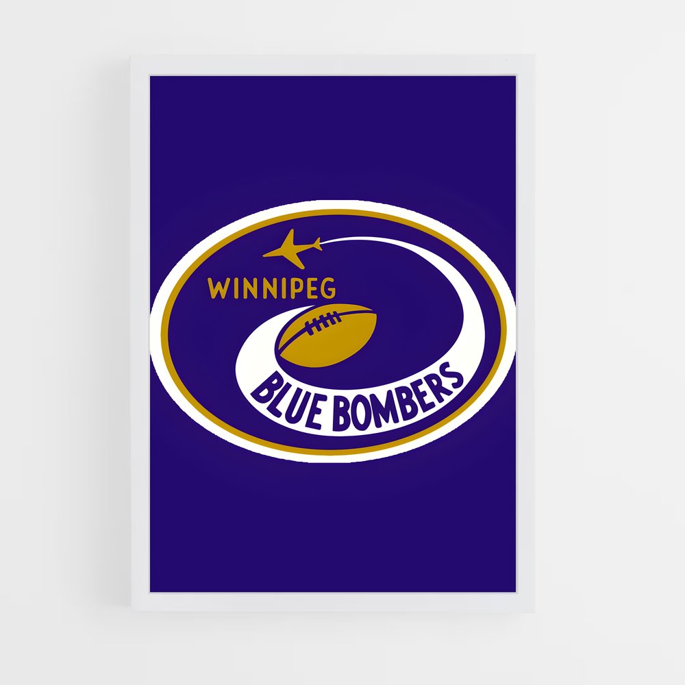 ap-winnipeg blue bombers-4 cadre Blanc