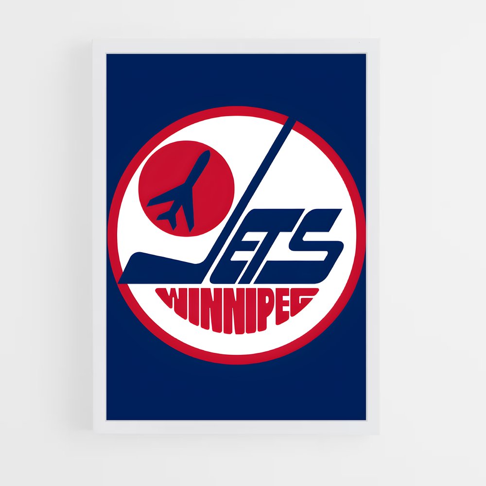 ap-winnipeg jets-1 cadre Blanc