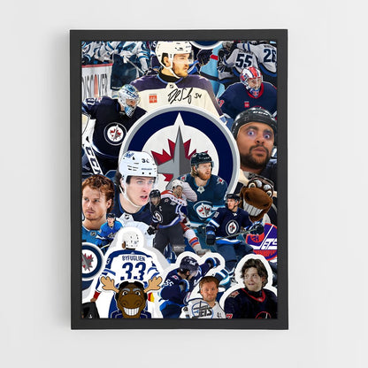 ap-winnipeg jets-6 cadre Noir