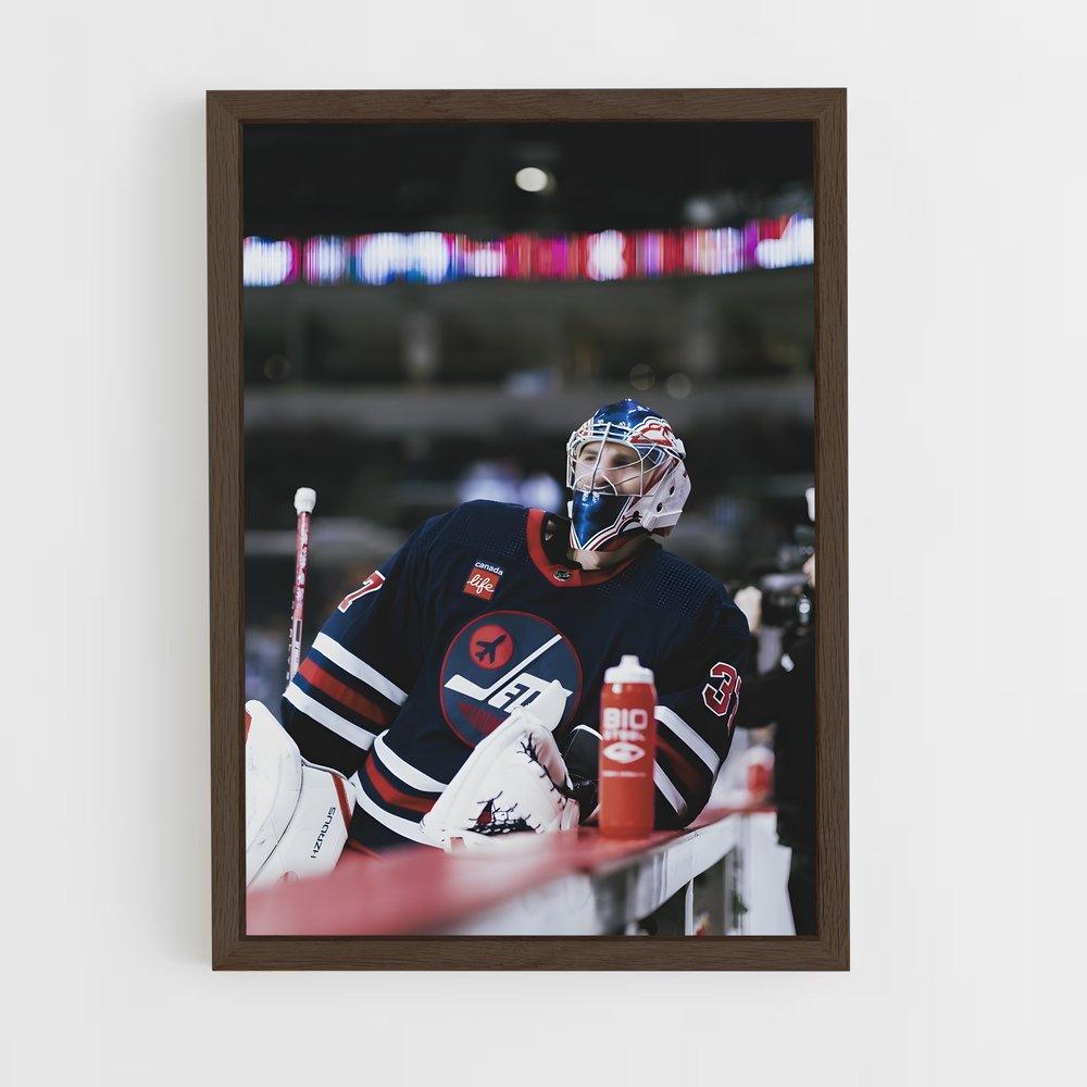 ap-winnipeg jets-8 cadre Bois foncé
