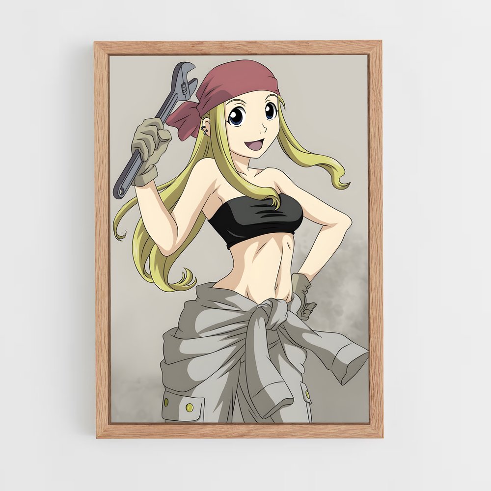 ap-winry rockbell-2 cadre Bois clair
