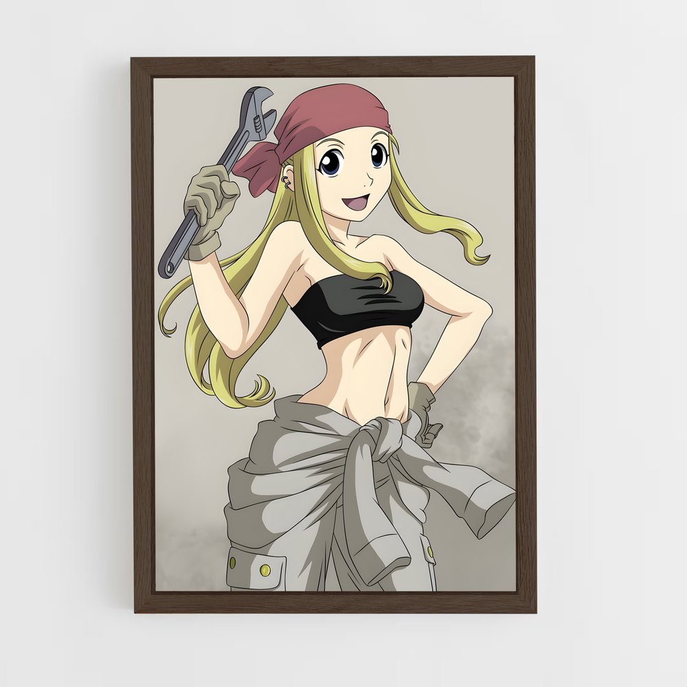 ap-winry rockbell-2 cadre Bois foncé