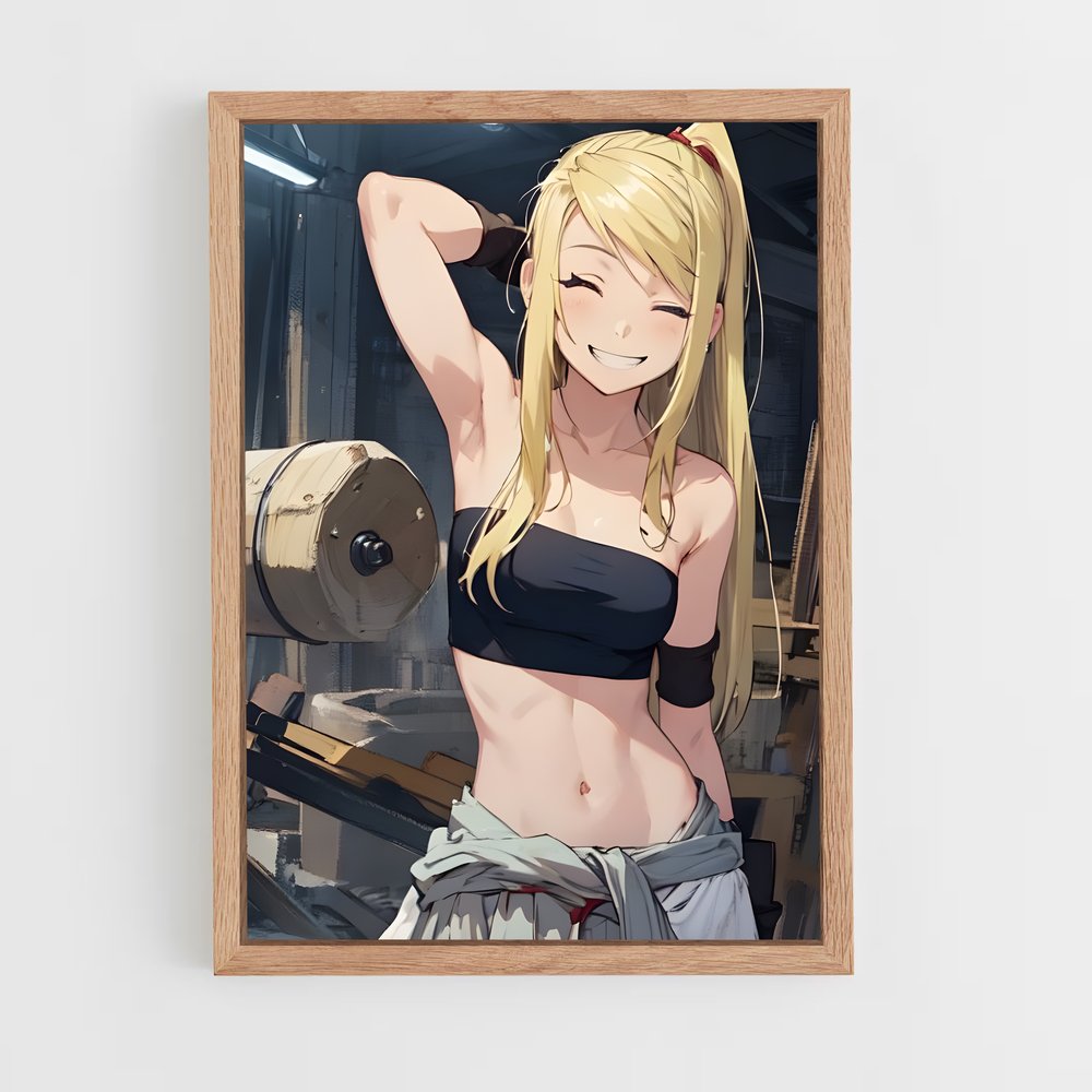 ap-winry rockbell-4 cadre Bois clair