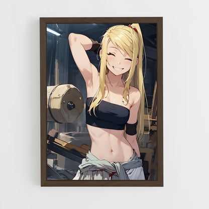 ap-winry rockbell-4 cadre Bois foncé