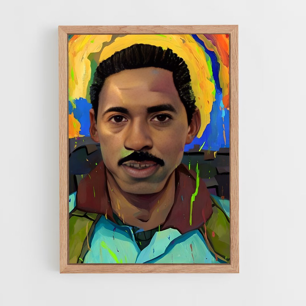 ap-winston zeddemore-3 cadre Bois clair