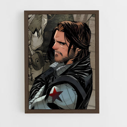 ap-winter soldier-1 cadre Bois foncé