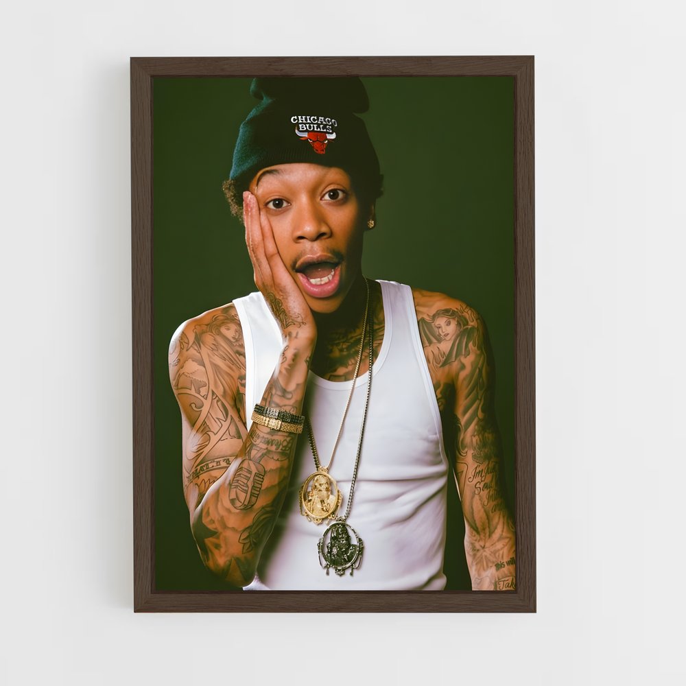 ap-wiz khalifa-1 cadre Bois foncé