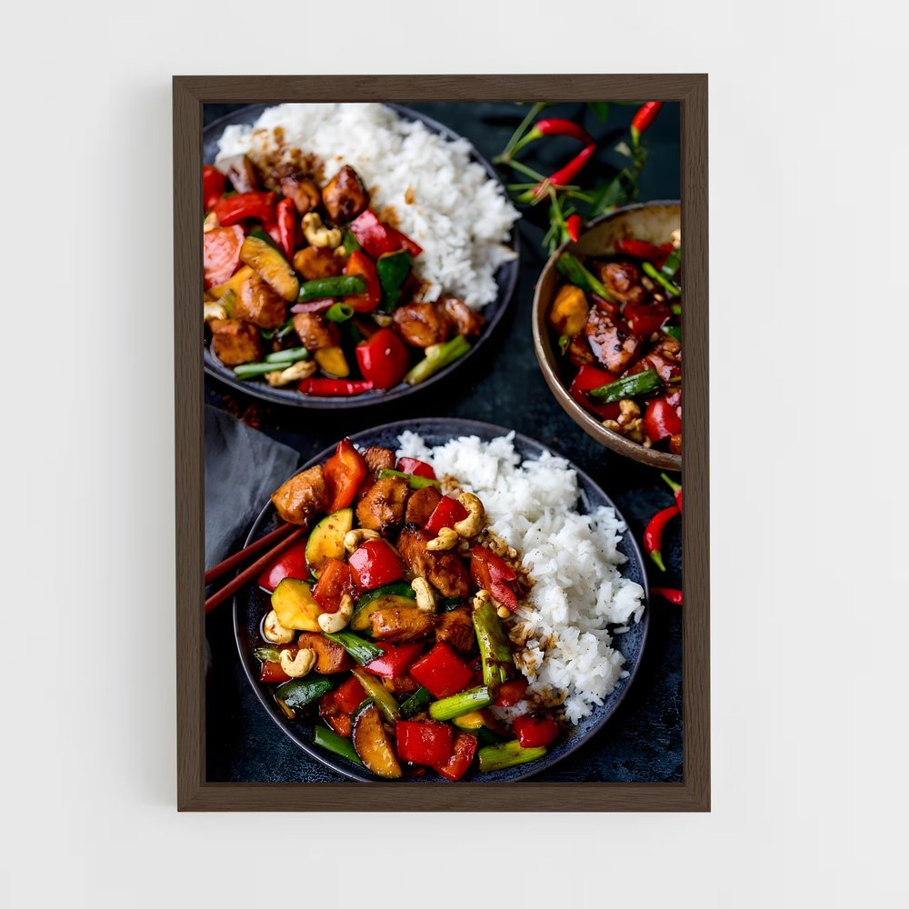 ap-wok-2 cadre Bois foncé