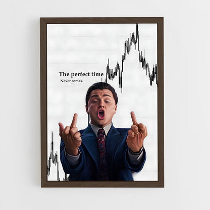 ap-wolf of wall street-3 cadre Bois foncé