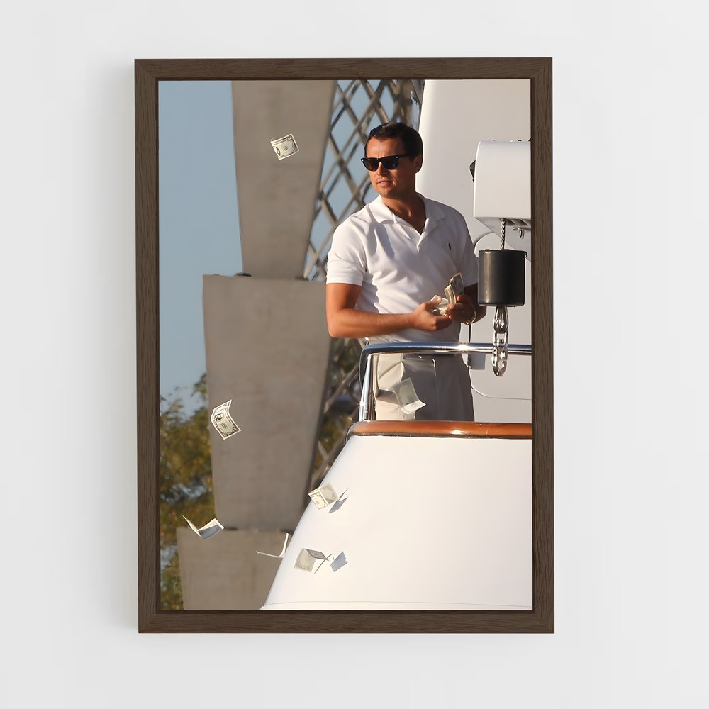 ap-wolf of wall street-5 cadre Bois foncé
