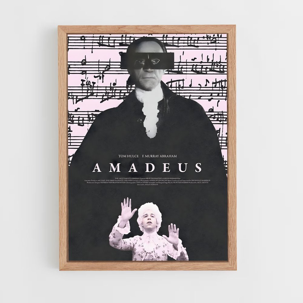 ap-wolfgang amadeus mozart-5 cadre Bois clair