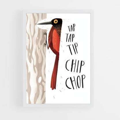 ap-woodpecker-8 cadre Blanc