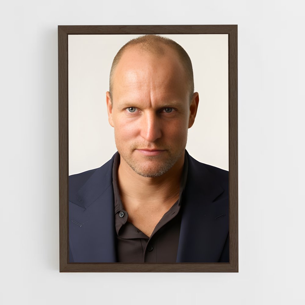 ap-woody harrelson-5 cadre Bois foncé