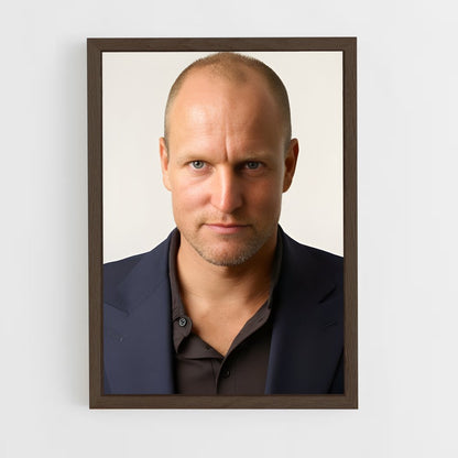 ap-woody harrelson-5 cadre Bois foncé