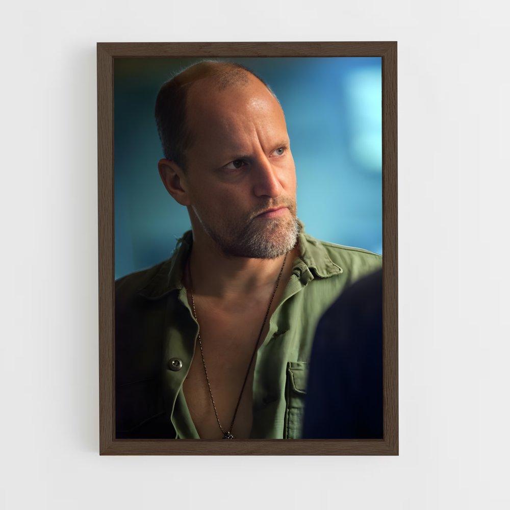 ap-woody harrelson-7 cadre Bois foncé
