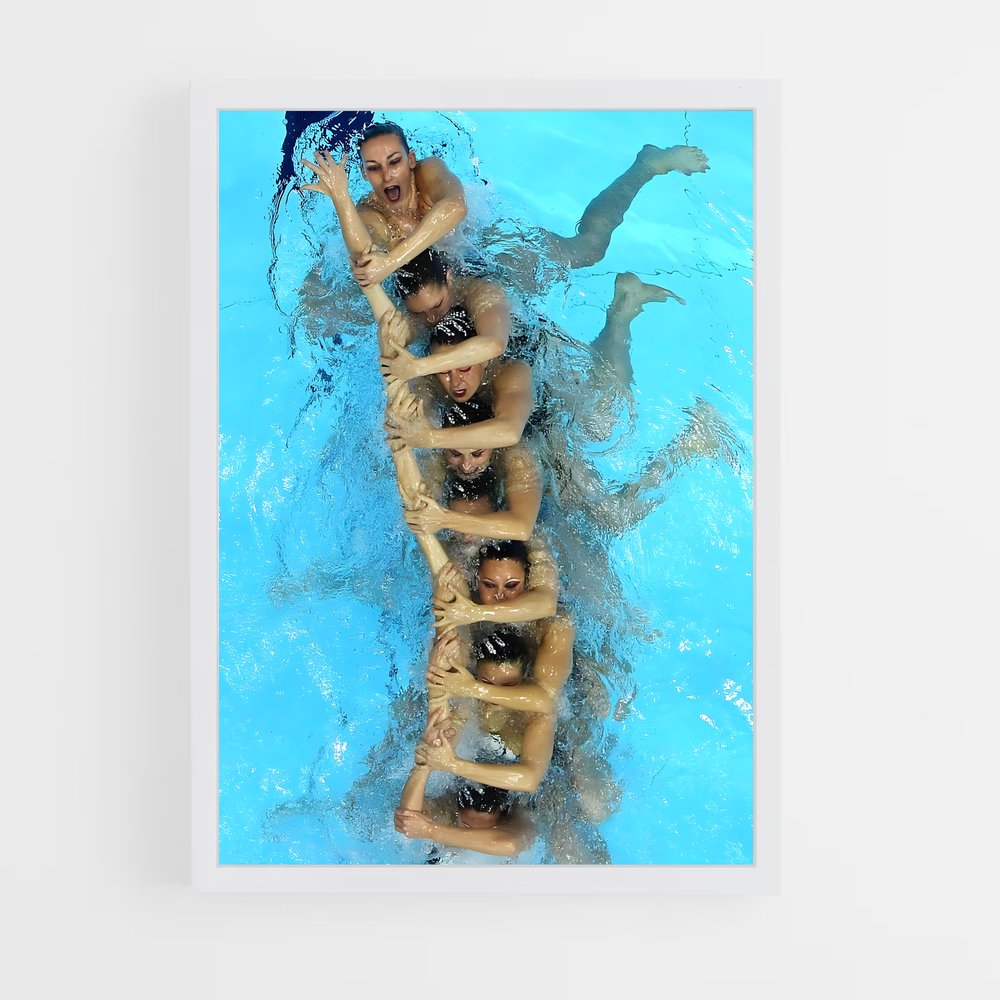 ap-world aquatics synchronized-1 cadre Blanc