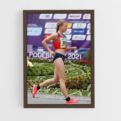 ap-world athletics championships race walking-2 cadre Bois foncé