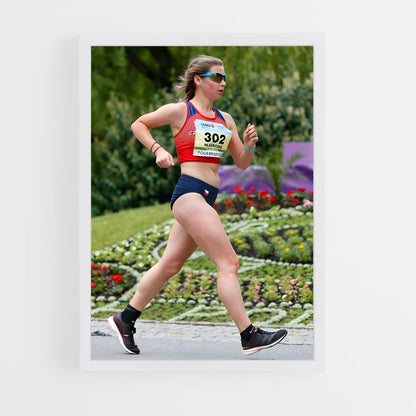 ap-world athletics championships race walking-6 cadre Blanc