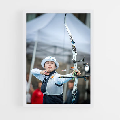 ap-world cup archery-2 cadre Blanc