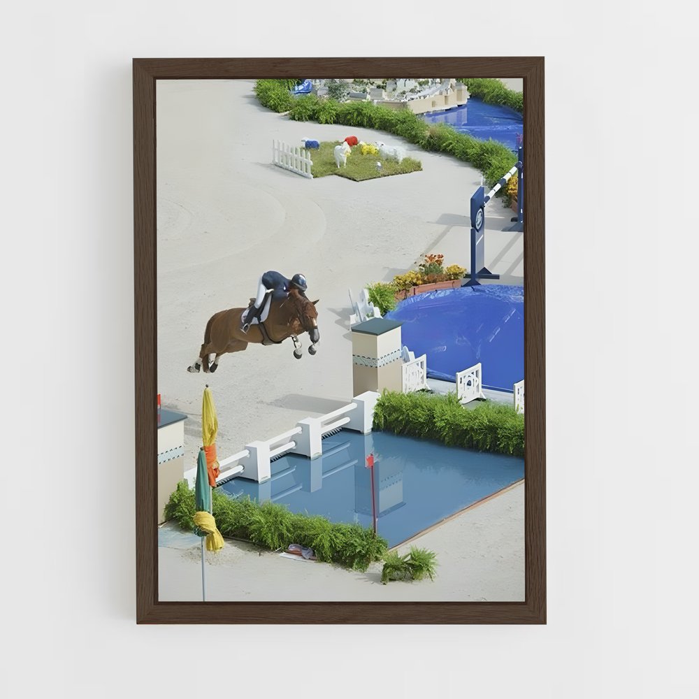 ap-world equestrian games-1 cadre Bois foncé