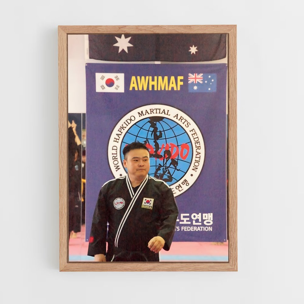 ap-world hapkido championships-1 cadre Bois clair