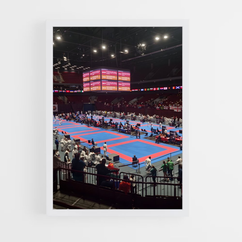 ap-world karate championships-1 cadre Blanc
