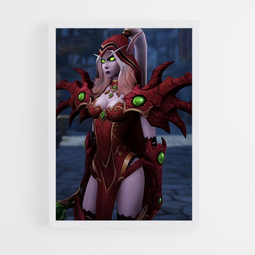ap-world of warcraft-9 cadre Blanc