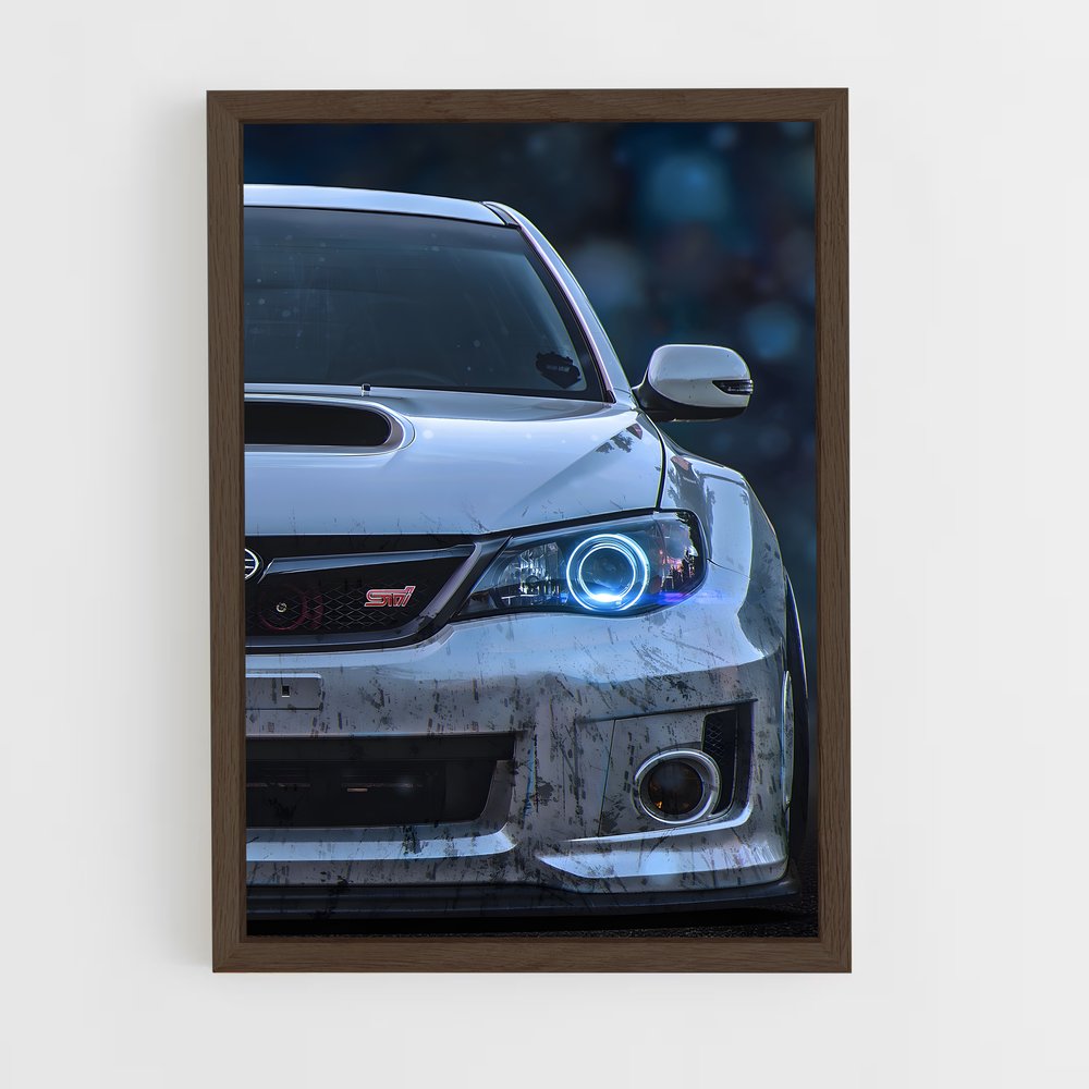 ap-wrx sti hatchback-2 cadre Bois foncé
