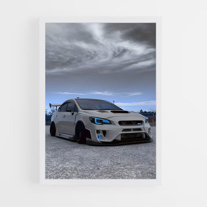 ap-wrx sti hatchback-3 cadre Blanc