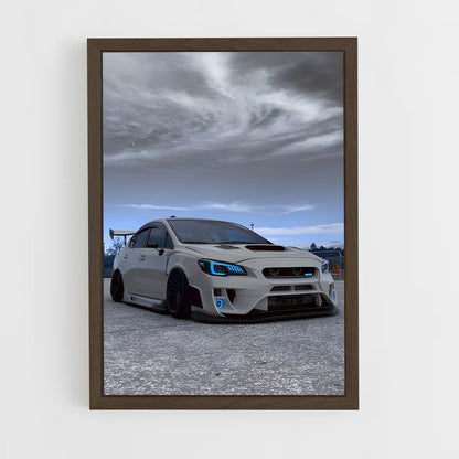 ap-wrx sti hatchback-3 cadre Bois foncé