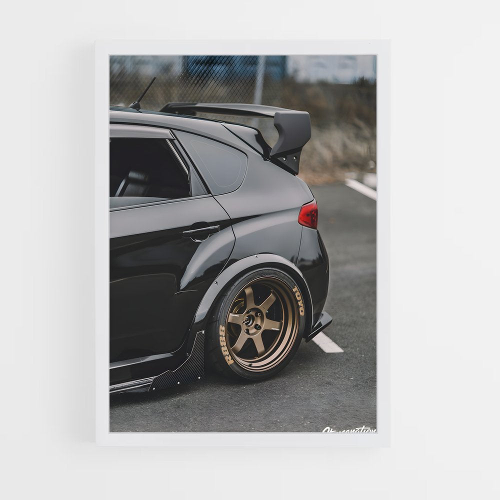 ap-wrx sti hatchback-4 cadre Blanc