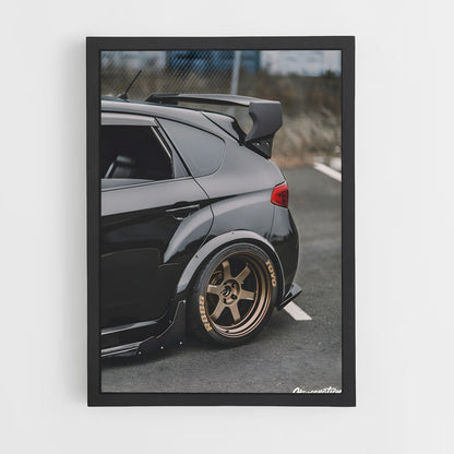 ap-wrx sti hatchback-4 cadre Noir