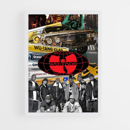 ap-wu-tang clan-1 cadre Blanc
